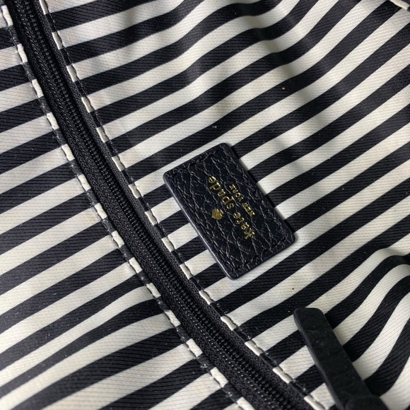 Kate Spade Southport Avenue Mini Maria Handbag Black Leather Bag - Picture 13 of 15